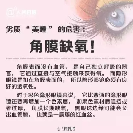 愛(ài)漂亮的你，知道美瞳危害有多大嗎？